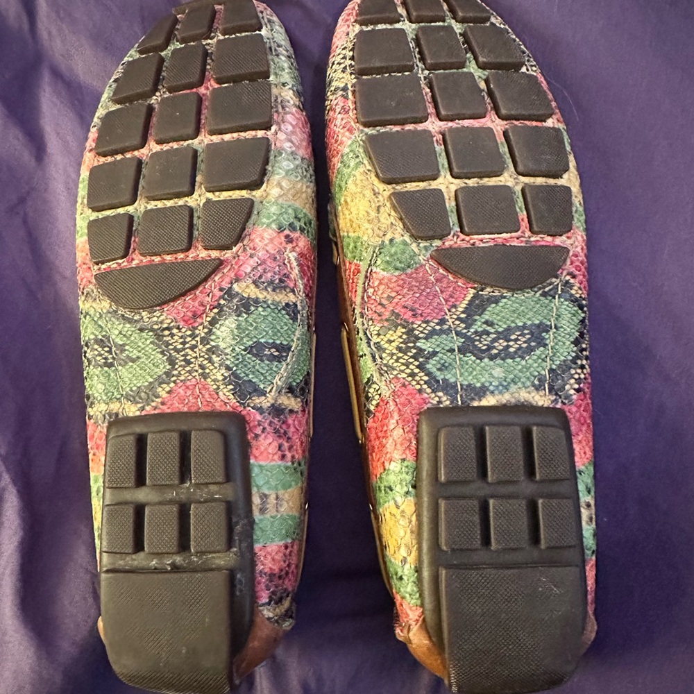 Marc Joseph RARE Multicolor Women's Leather Loafers Size 9 - Picture 8 of 9